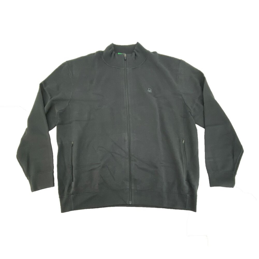 United Colors of Benetton  Men's Full Zip Jacket | Dark Gray |  Size XXLarge NEW